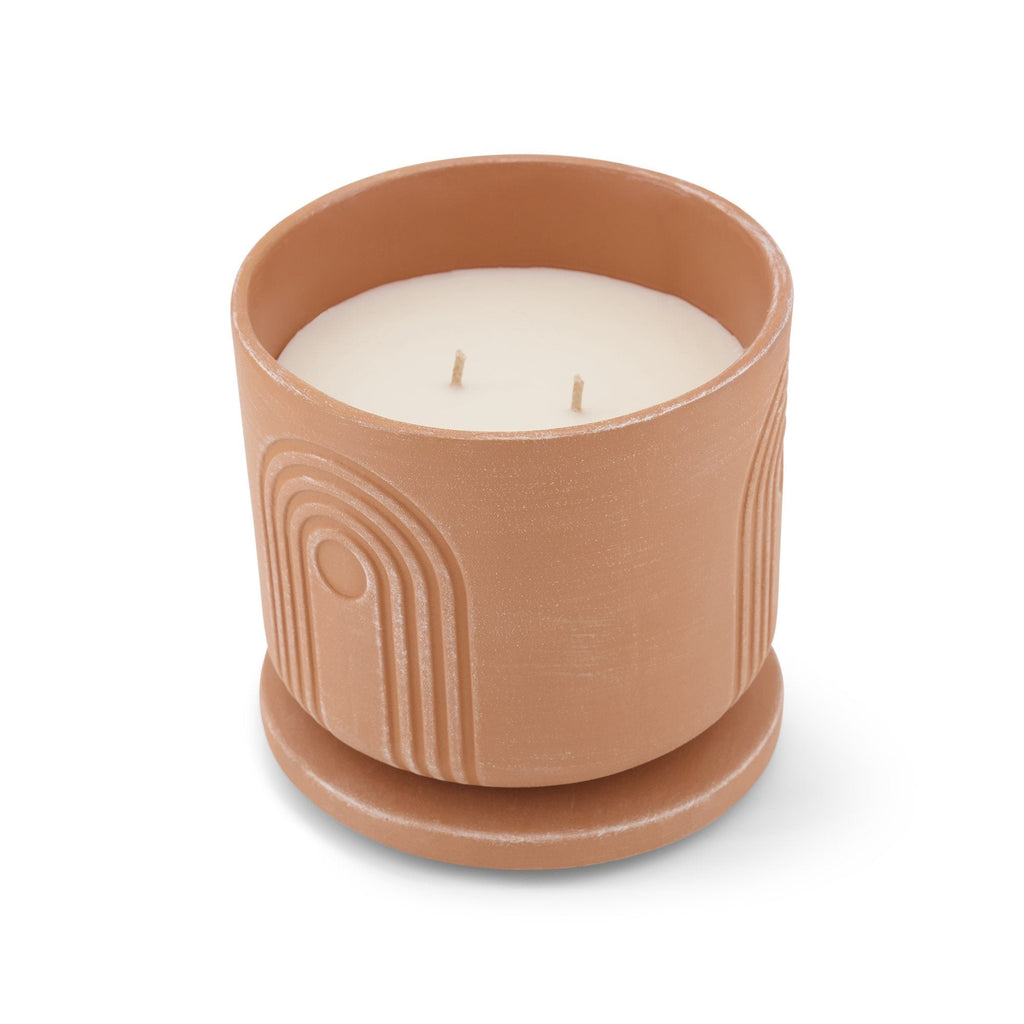 Daily Starters Terracotta Glow and Grow Candle Pot