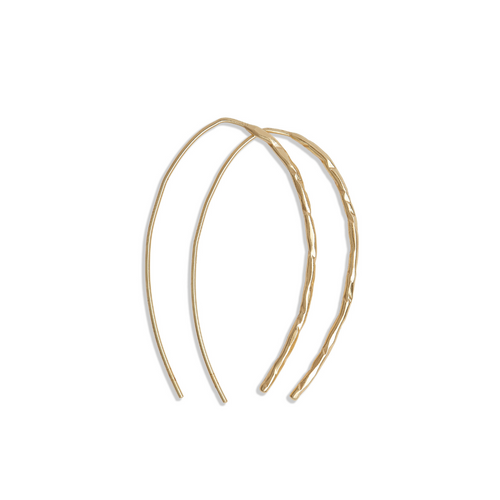 Textured Threader Earrings
